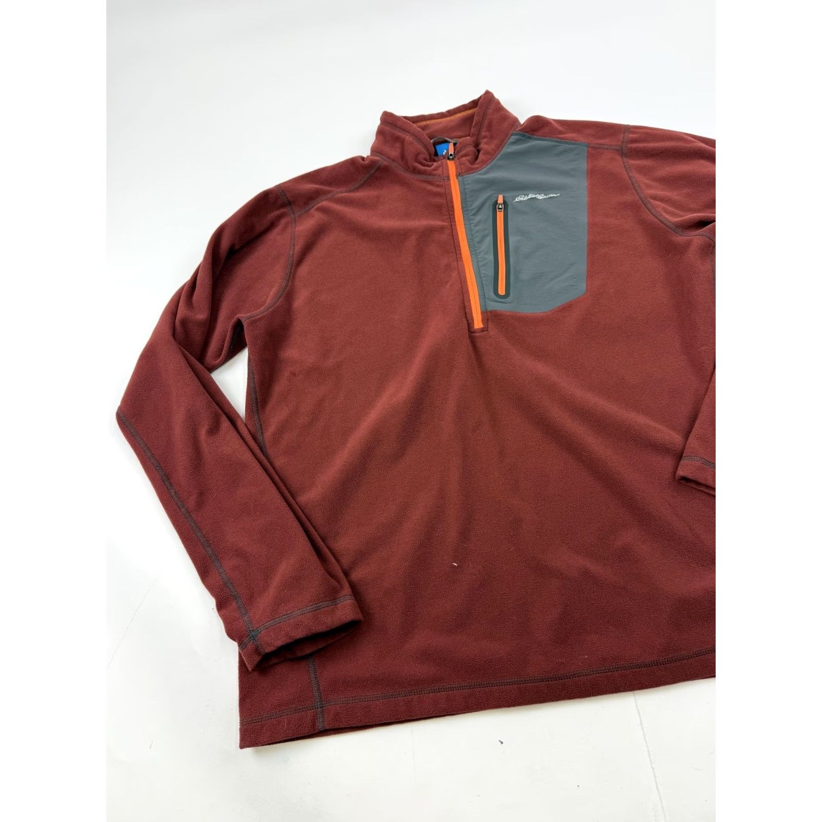 Eddie Bauer Eddie Bauer Pullover Mens XL Red 1/4 Zip Fleece Hiking Outdoor Top First Ascent Facial refinements not included Size US XL / EU 56 / 4 - 2 Thumbnail