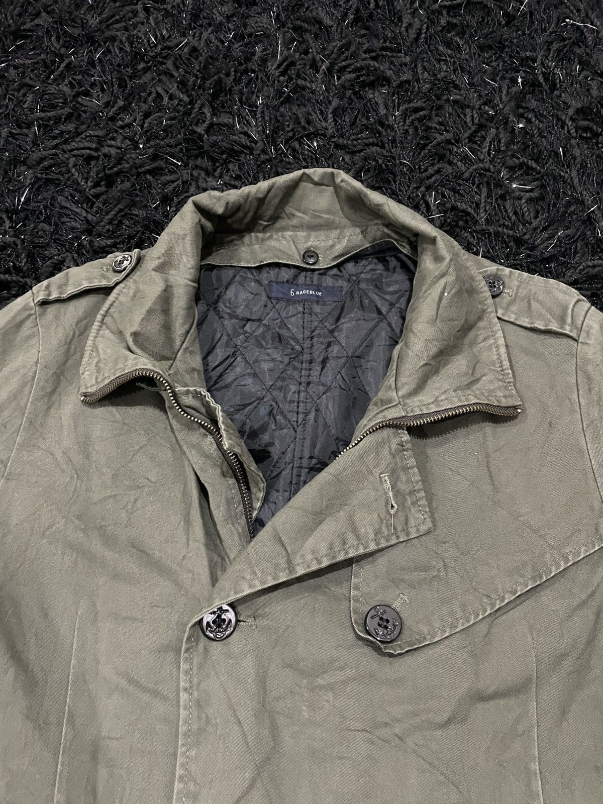 RAGEBLUE Rageblue Japan Military Jacket Olive green color Us-Navy M Size US M / EU 48-50 / 2 - 7 Thumbnail