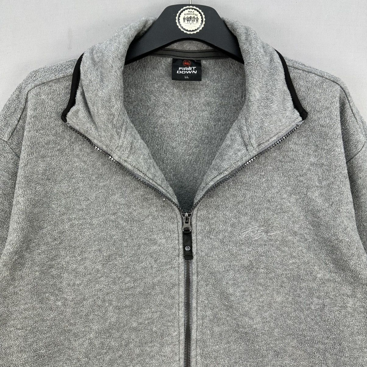 Japanese Brand Vintage First Down Outdoor Fleece Zipper Jacket Size US L / EU 52-54 / 3 - 7 Thumbnail