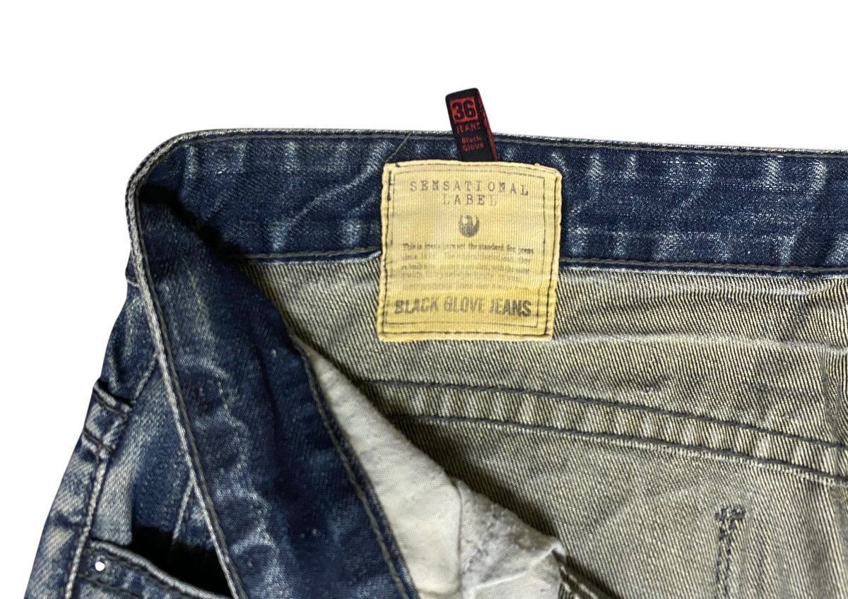 Japanese Brand Very Rare Vintage Japanese Brand Black Glove Jeans 1990s Size US 36 / EU 52 - 10 Thumbnail