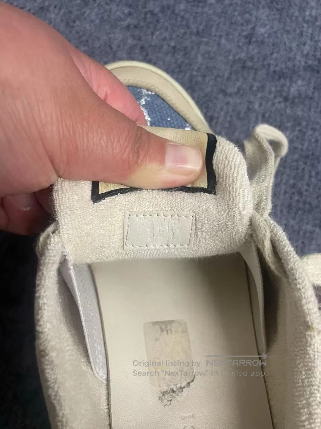 Gucci Gucci Screener Leather GG Blue Sneakers. Size US 4.5 / IT 34.5 - 8 Thumbnail