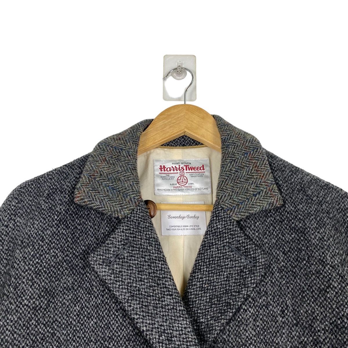 Harris Tweed Harris Tweed X Seventy Sunday wool jacket coat Size L / US 10 / IT 46 - 4 Thumbnail