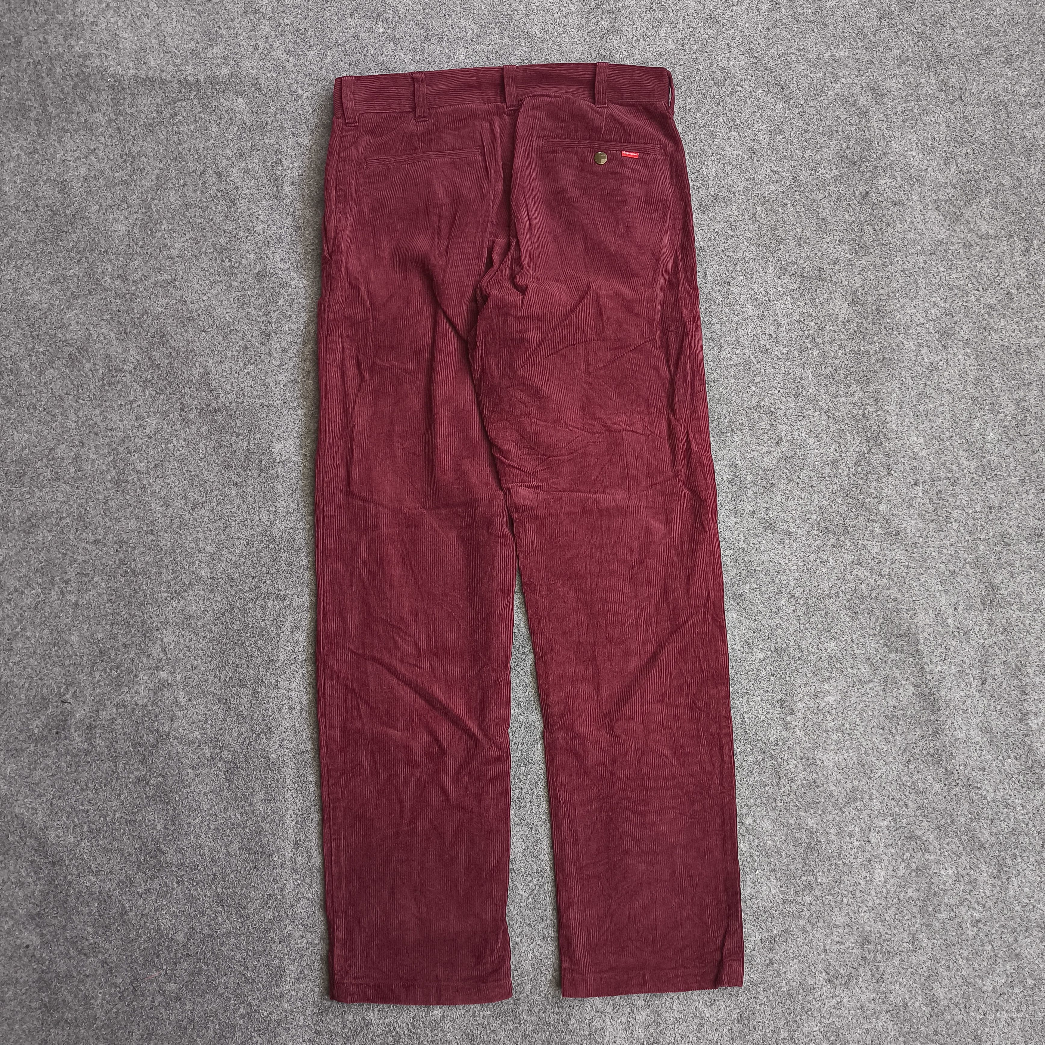 Supreme Supreme corduroy pants burgundy Size US 30 / EU 46 - 2 Thumbnail
