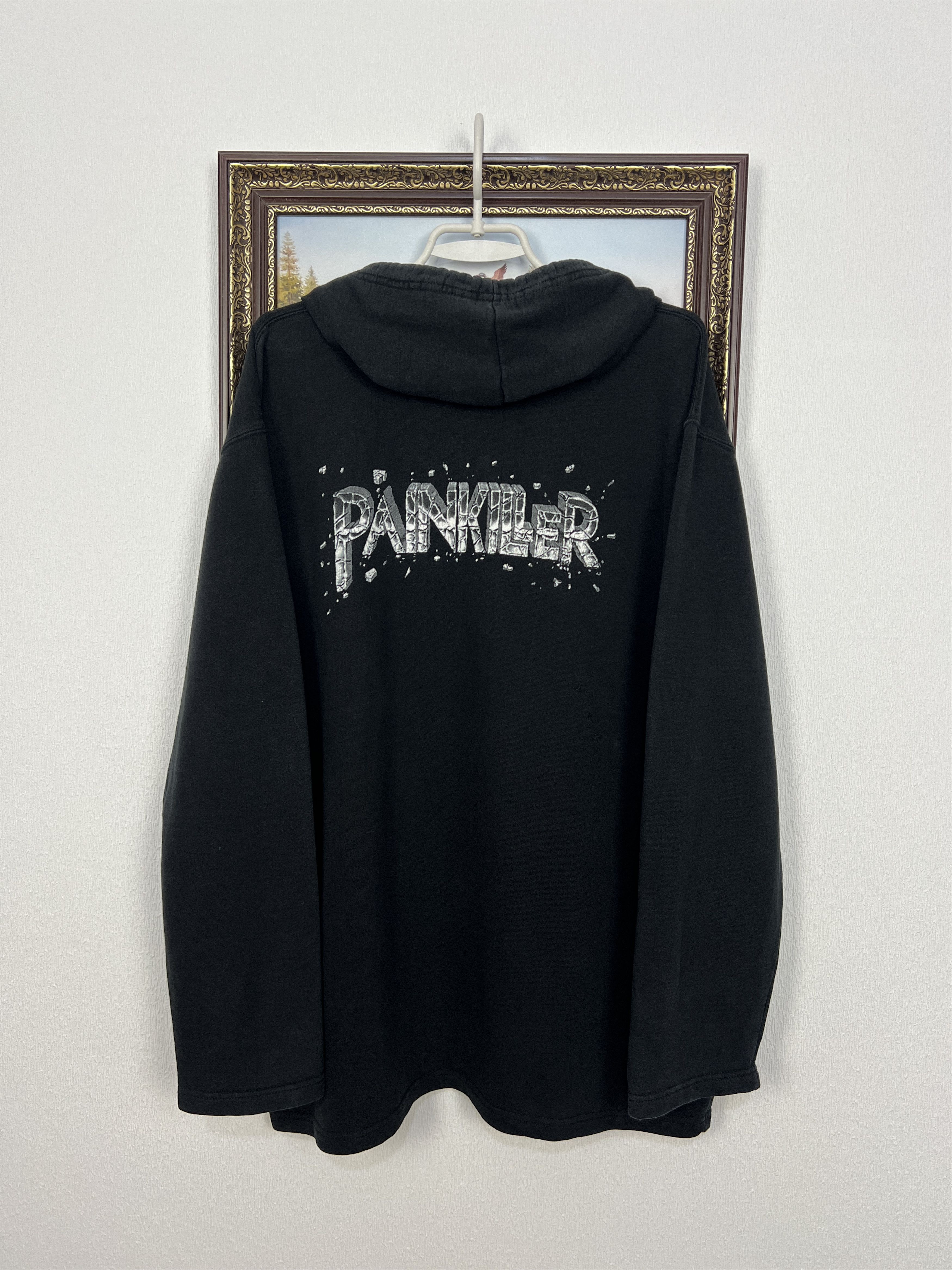 Vintage Vintage Judas Priest Over Print Band Black Hoodie Jacket Size US L / EU 52-54 / 3 - 8 Thumbnail