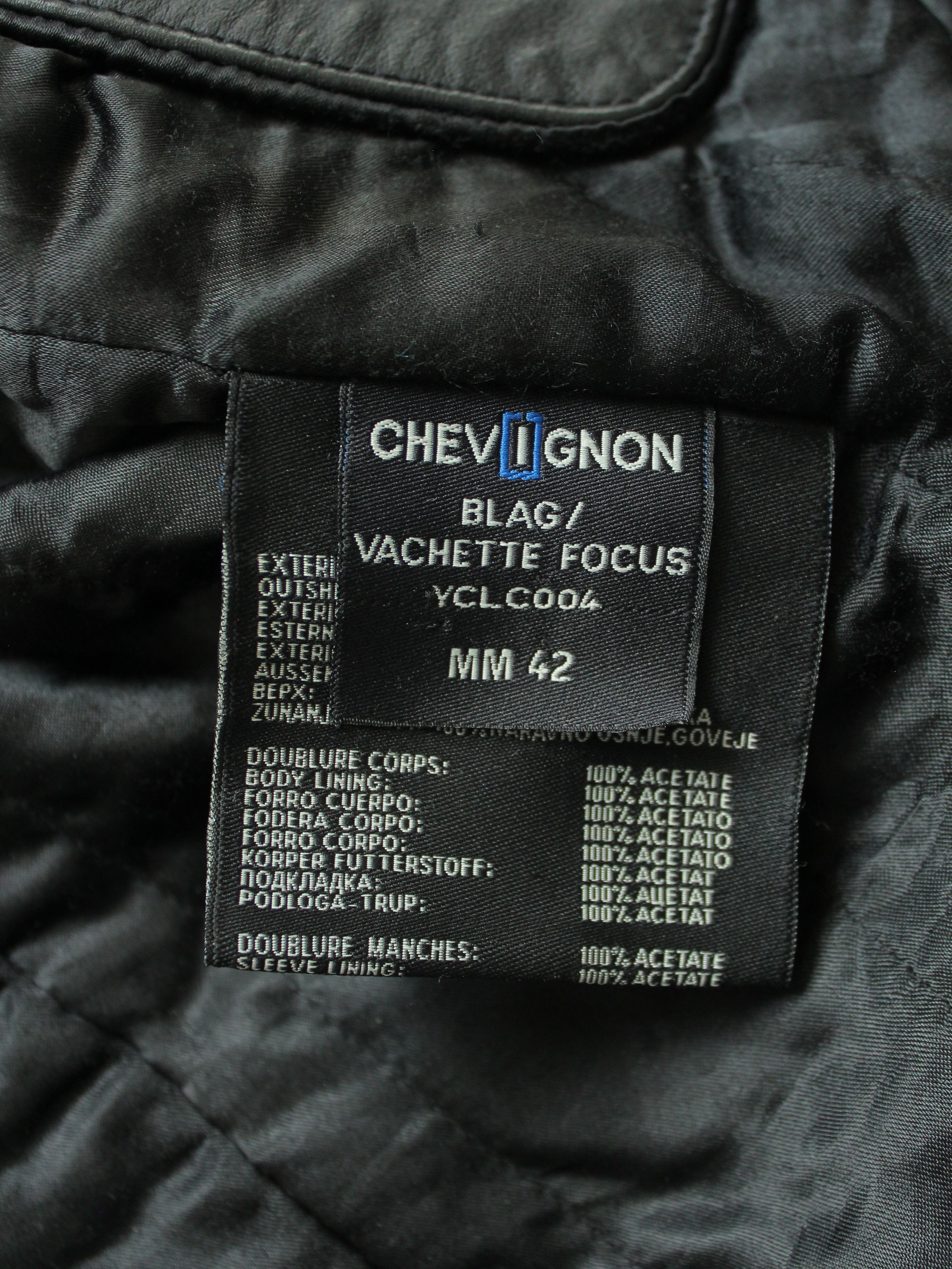 Chevignon Chevignon Vintage Racer Leather Jacket Black M Size US M / EU 48-50 / 2 - 18 Thumbnail