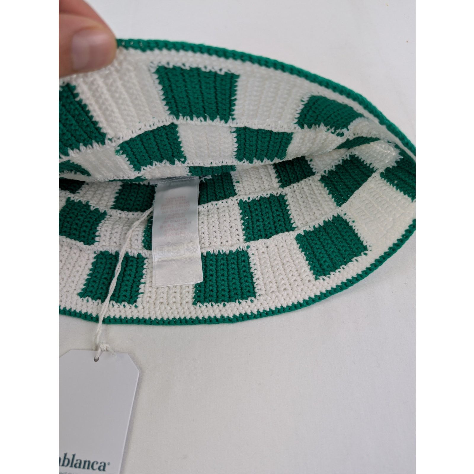 Casablanca o1rshd1 Size: M-L / Scuba Square Crochet Beanie Cap / Hat Size ONE SIZE - 6 Thumbnail