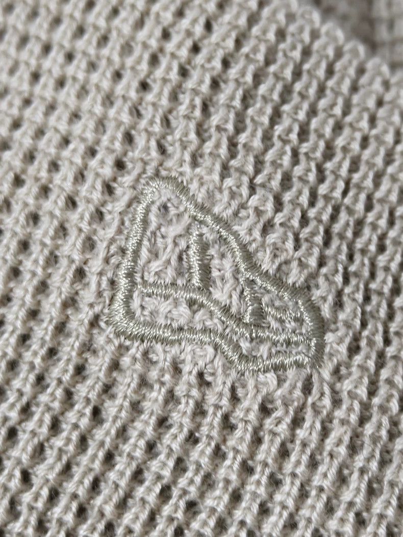 Our Legacy Our Legacy Yin-Yang Tai Chi knit cap, milky gray Size ONE SIZE - 5 Thumbnail