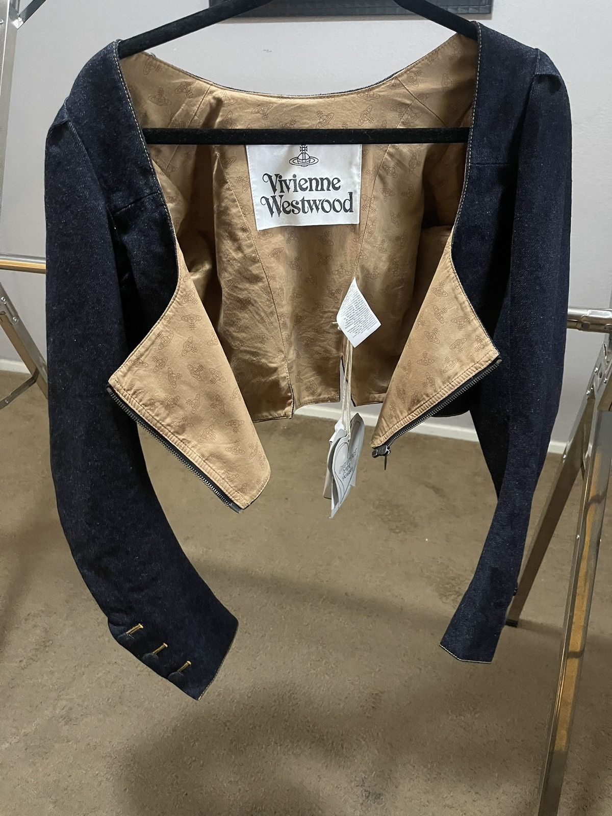 Vivienne Westwood Navy Spencer Jacket (bustier/corset) Size M / US 6-8 / IT 42-44 - 10 Thumbnail