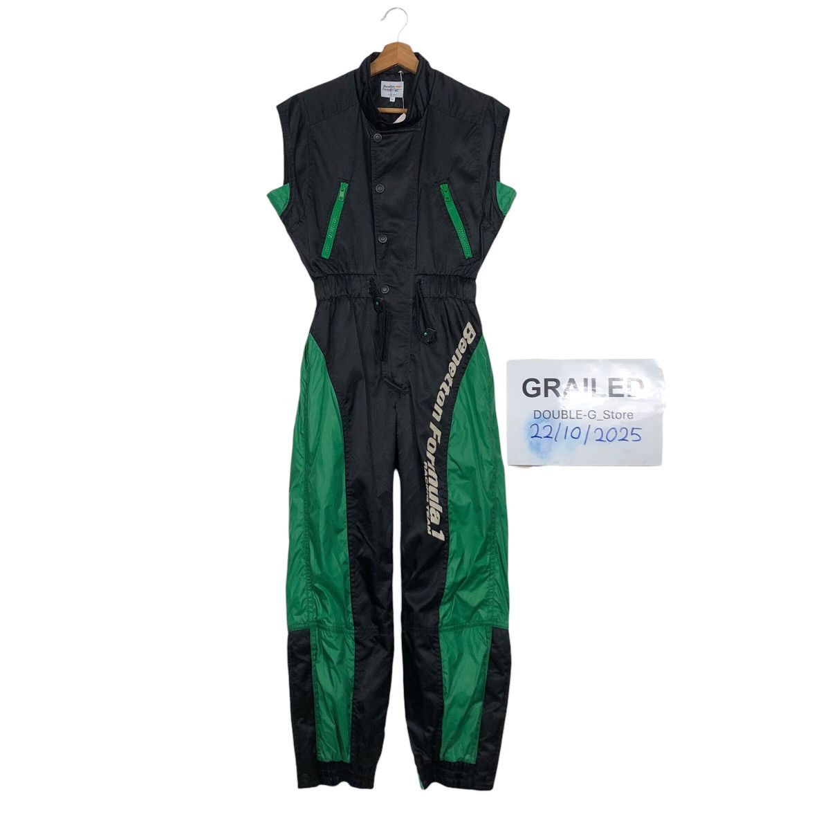 Japanese Brand Vintage Coverall Racing Wear Benetton Formula 1 Issey Miyake Size US 44 / EU 60 - 1 Thumbnail