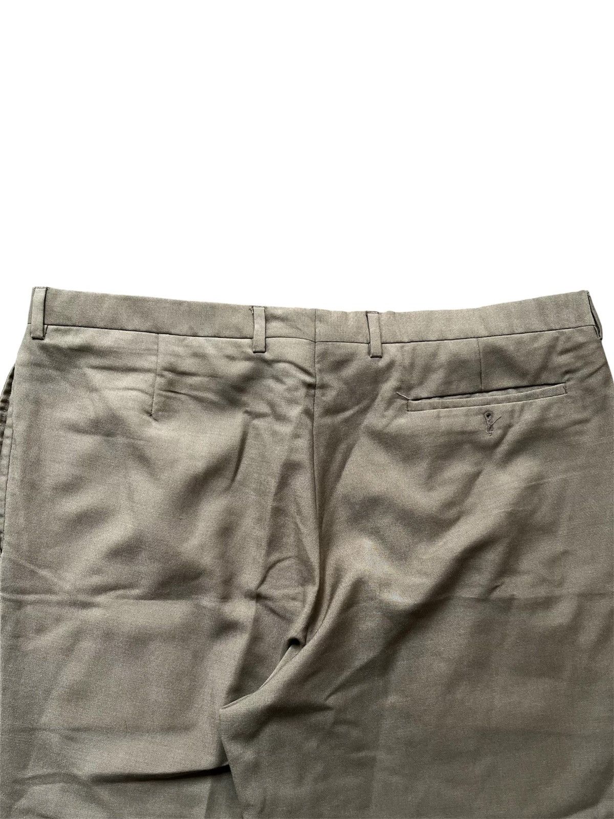 Burberry Vintage Burberrys Khaki Single Pleated Baggy Size US 38 / EU 54 - 5 Thumbnail