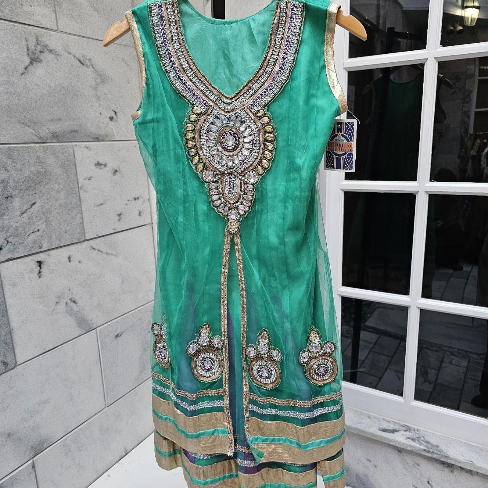 Other Women's Green Kurta Style Dress Size S / US 4 / IT 40 - 1 Thumbnail