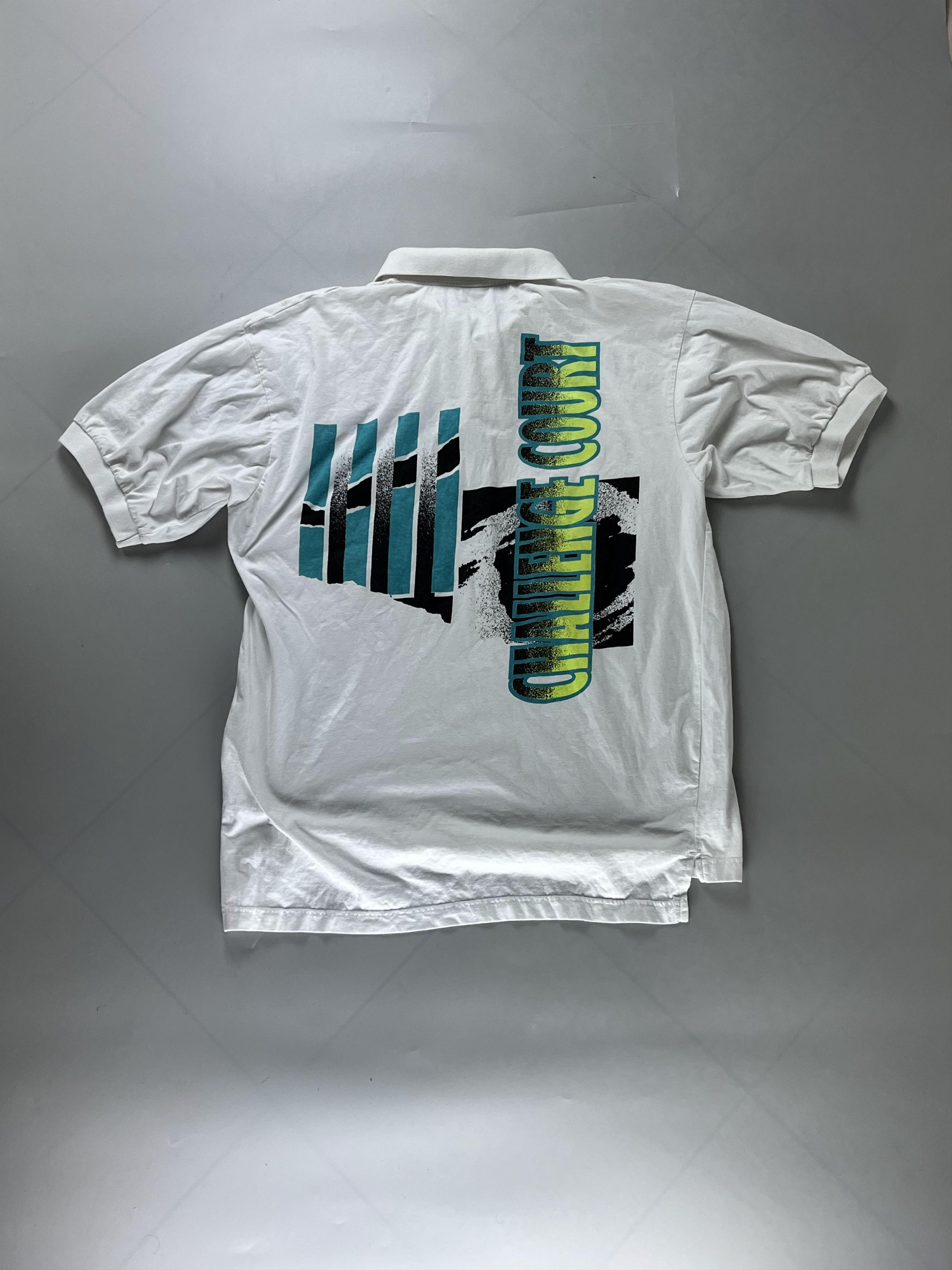 Nike RARE! Archival Nike Challenge Court 90s Polo Shirt Size US L / EU 52-54 / 3 - 1 Thumbnail
