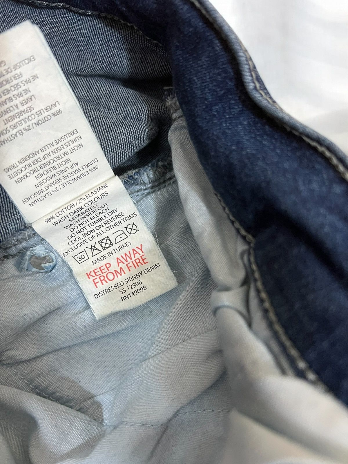 SikSilk Sik Silk blue jeans size S Size 26" / US 2 / IT 38 - 6 Thumbnail