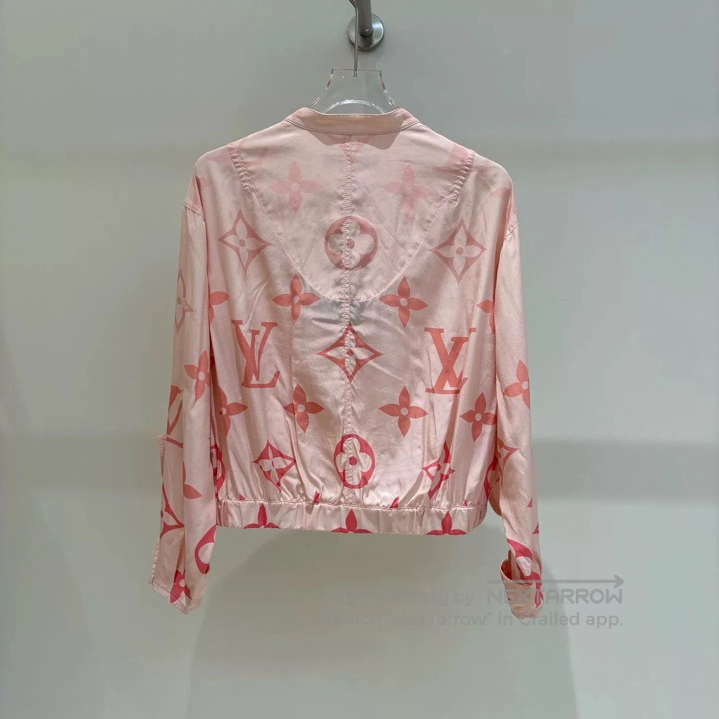 Louis Vuitton Louis Vuitton Pink Monogram Silk Jacket. Size US XS / EU 42 / 0 - 2 Thumbnail