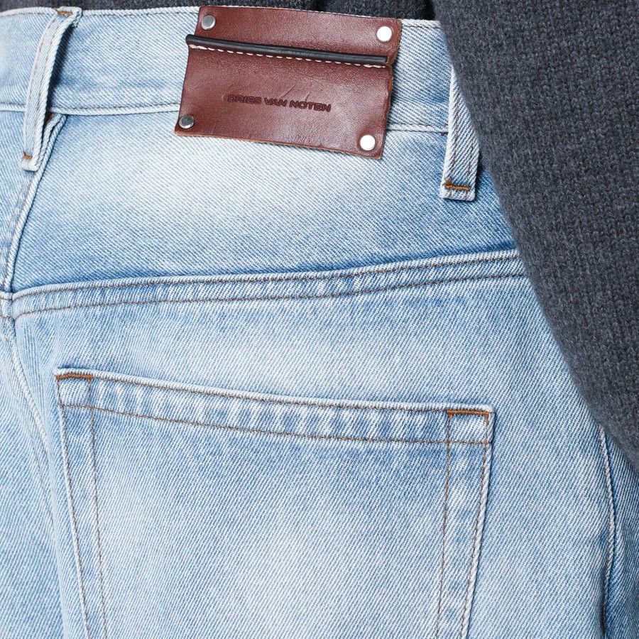 Dries Van Noten o1d2blof0226 Faded Jeans in Light Blue Size US 31 - 5 Thumbnail