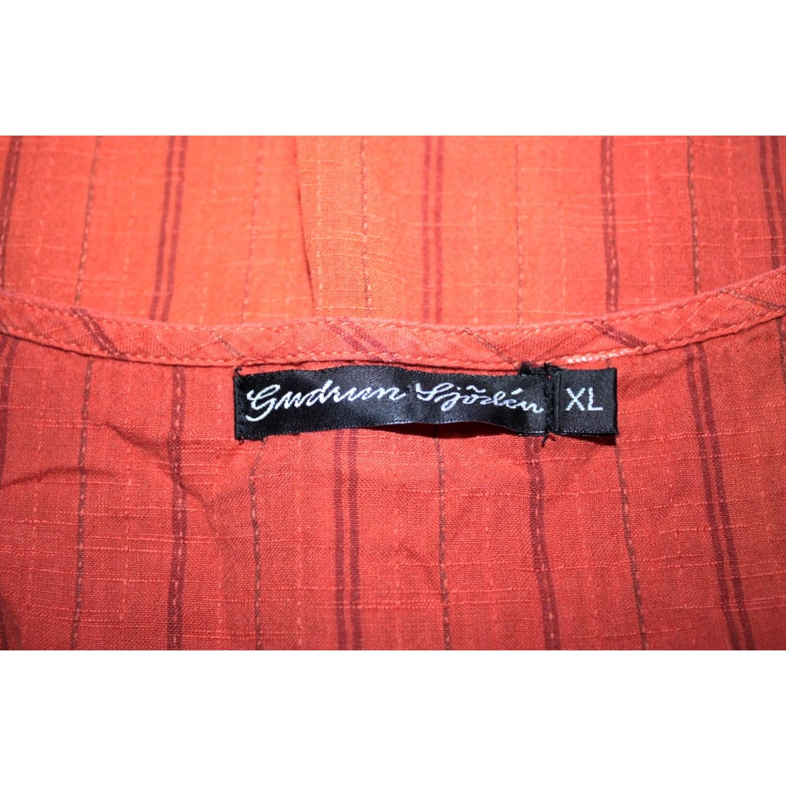 Vintage Gudrun Sjoden womens long dress Orange XL Size XL / US 12-14 / IT 48-50 - 7 Thumbnail