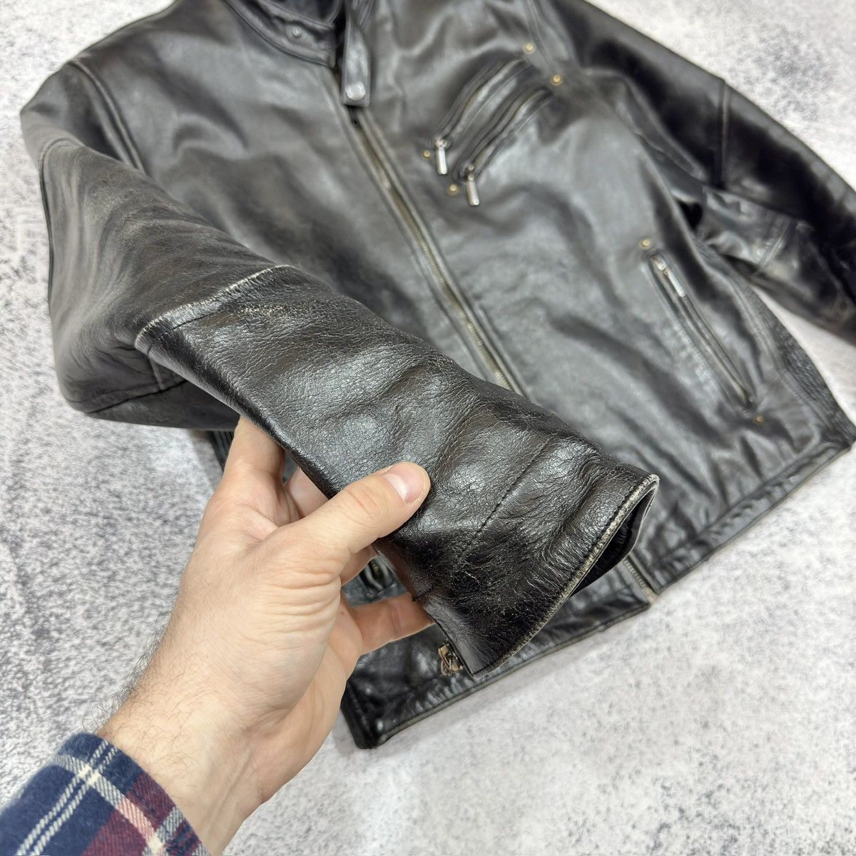 Vintage Vintage Leather Jacket M size Size US M / EU 48-50 / 2 - 3 Thumbnail