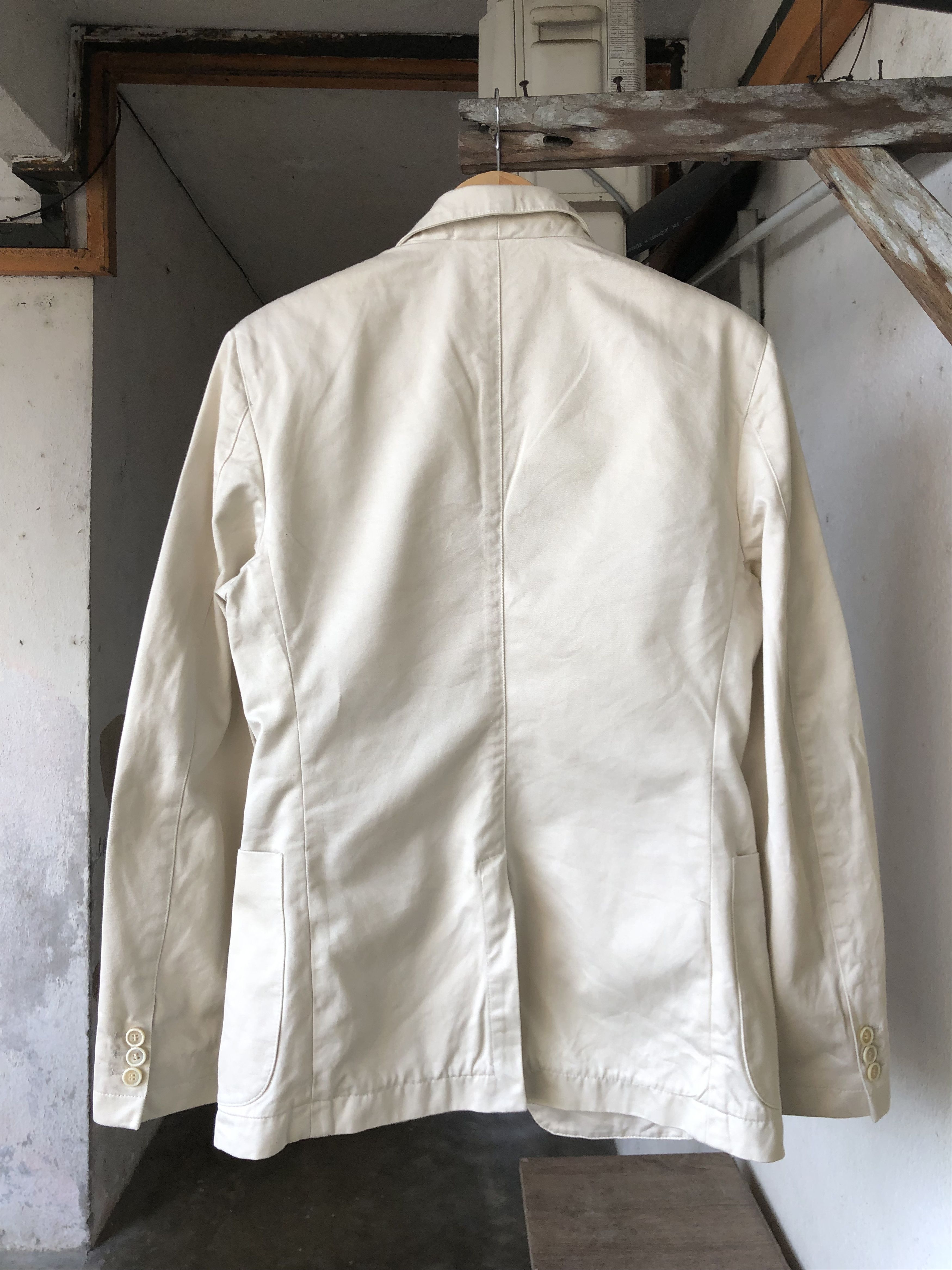 Prada Vintage Prada Single Breasted Blazer Jacket Cotton Size US M / EU 48-50 / 2 - 2 Thumbnail