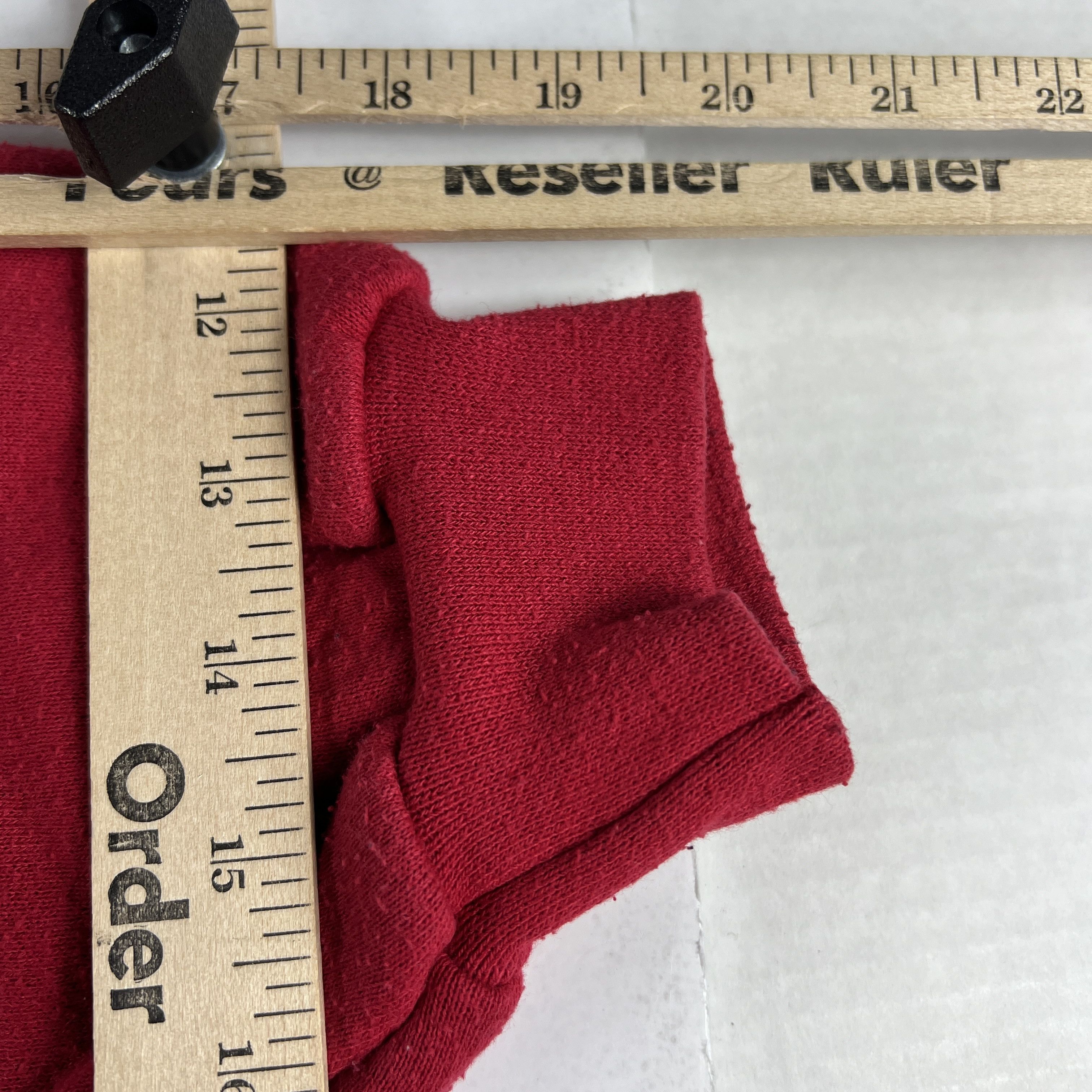 Logo Athletic × NCAA × Vintage VTG 90s Indiana Hoosiers Sweatshirt Red Faded Crewneck Size US XL / EU 56 / 4 - 11 Thumbnail