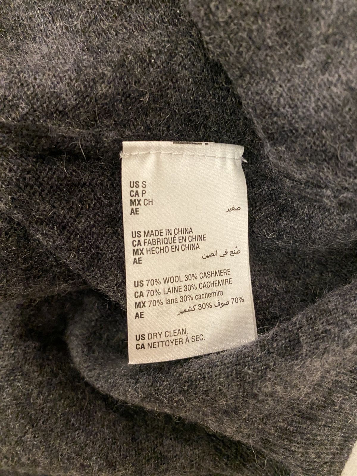 I.N.C International Concepts I.N.C. Cashmere Skull Turtleneck Size US S / EU 44-46 / 1 - 4 Thumbnail