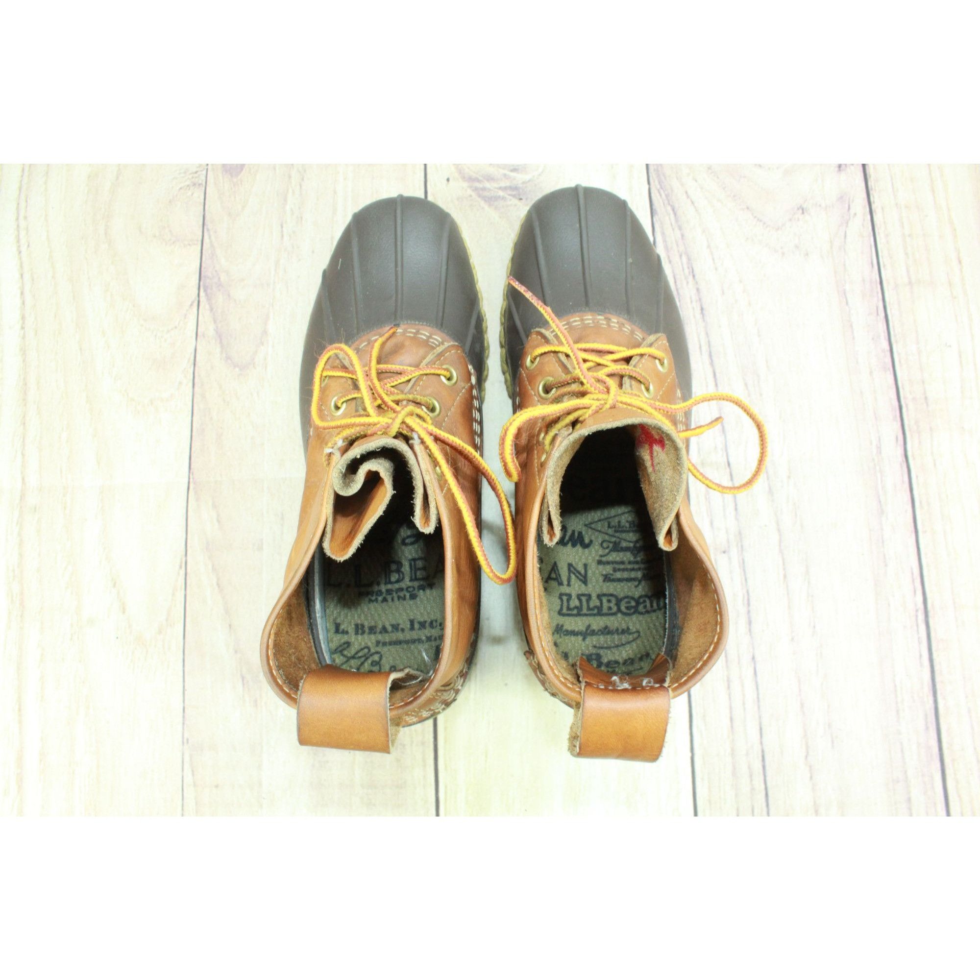 L.L. Bean LL Bean Women’s Brown Leather Duck Boots Size 8 Size US 8 / IT 38 - 7 Thumbnail