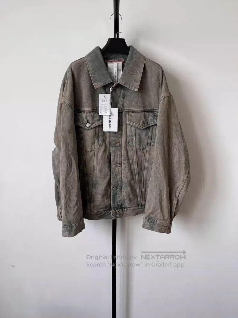 Acne Studios Solid-Color Collared Loose Long-Sleeve Button