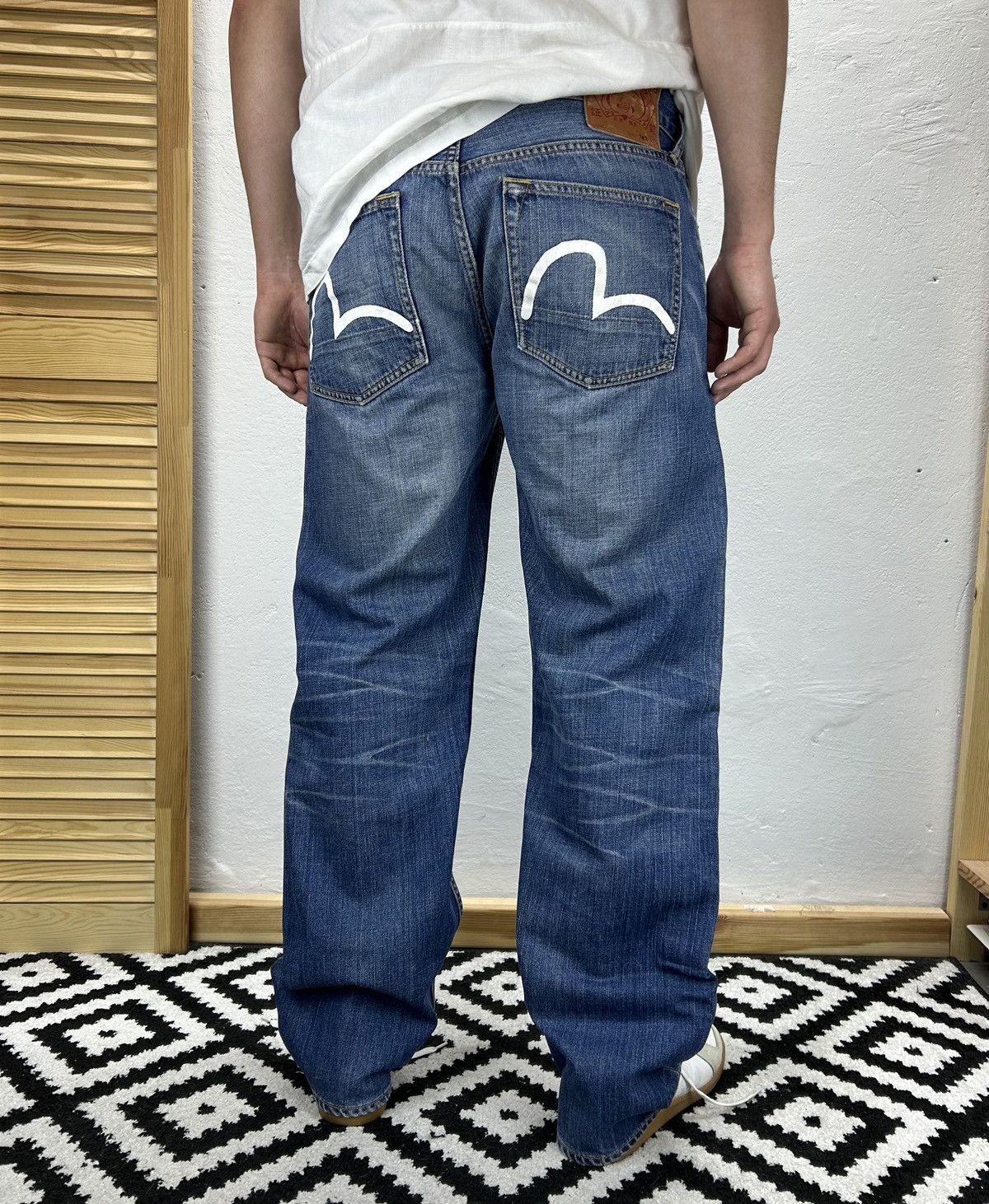Japanese Brand × Vintage Evisu Vintage denim jeans size 34 Size US 34 / EU 50 - 1 Thumbnail