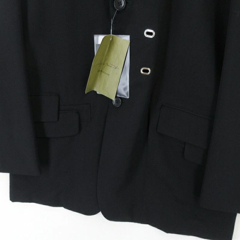 Yohji Yamamoto Yohji Yamamoto POUR HOMME 88SS Eyelet Gaba Jacket Size US L / EU 52-54 / 3 - 4 Thumbnail