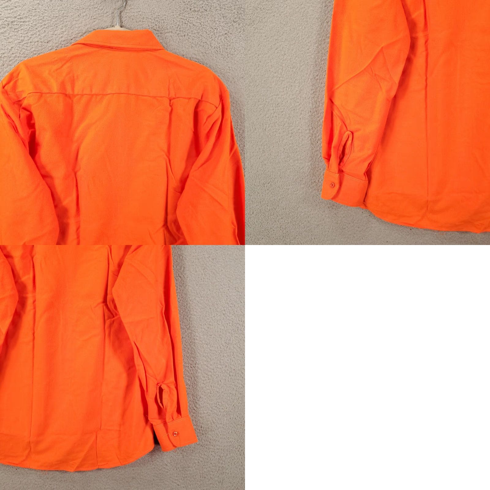 Hunter VINTAGE Sports Afield Shirt Button-Up Flannel Orange Medium Men’s Size US M / EU 48-50 / 2 - 9 Thumbnail