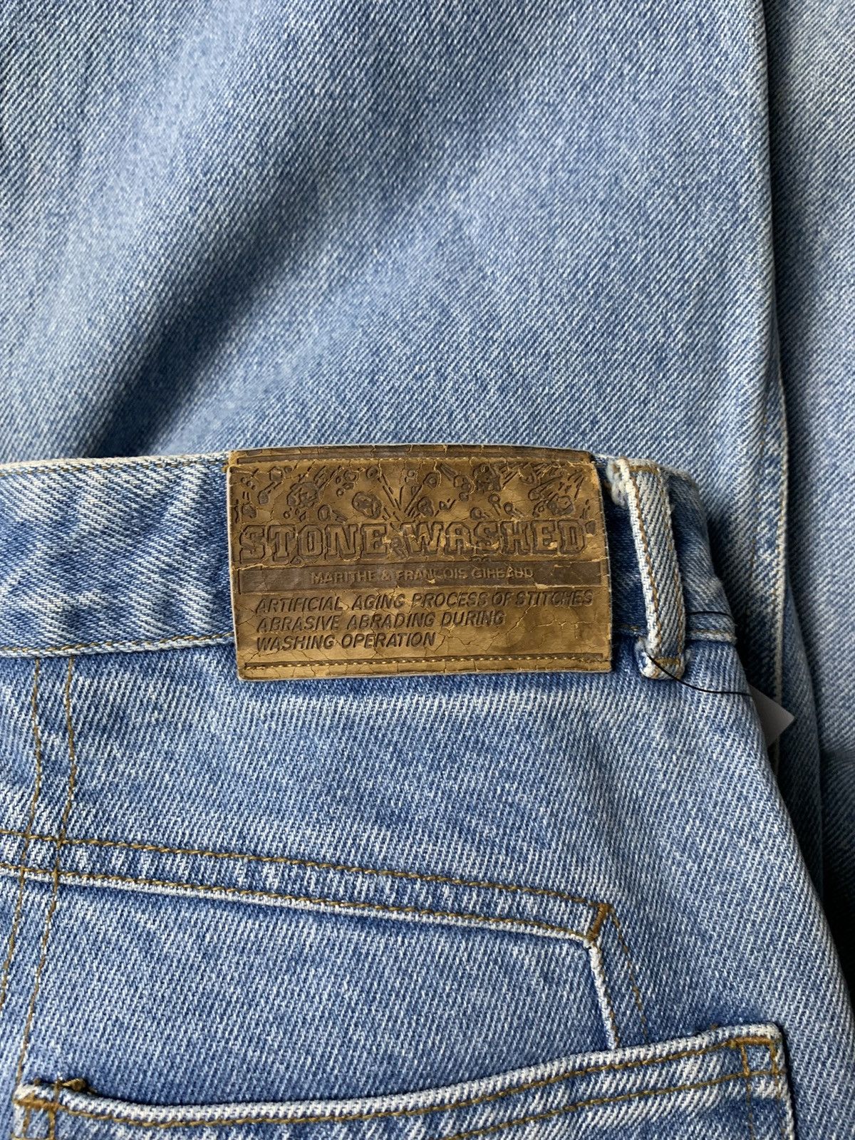 Marithe + Francois Girbaud 2000s Marithe Francois Girbaud Blue Jeans Size US 27 - 11 Thumbnail