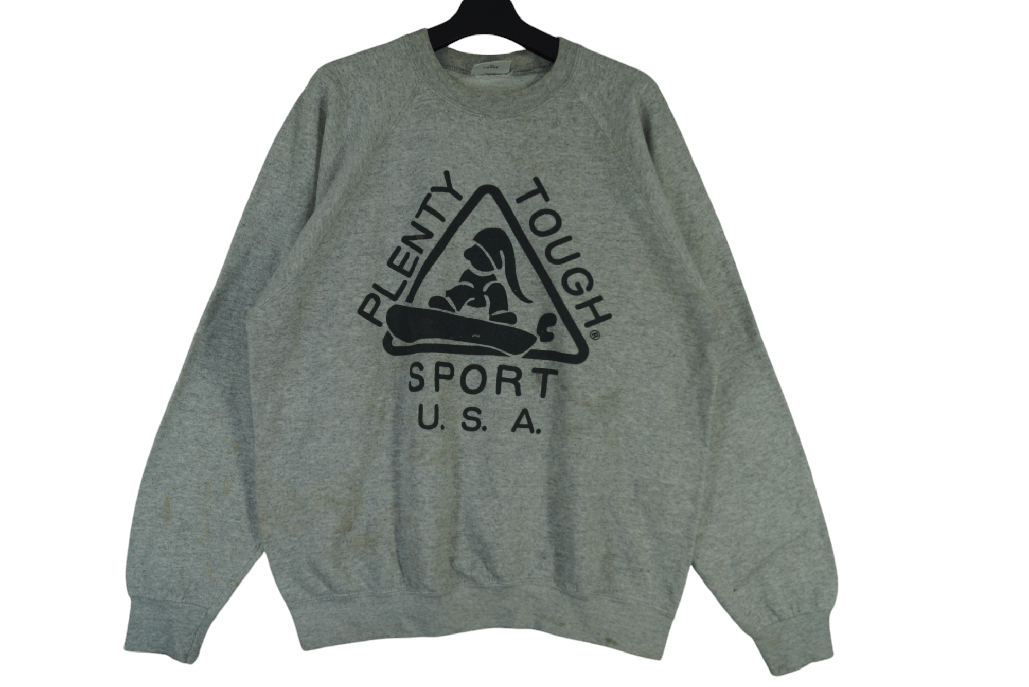 Vintage Plenty Tough Sport Sweatshirt Vintgae Big logo Size US L / EU 52-54 / 3 - 1 Thumbnail