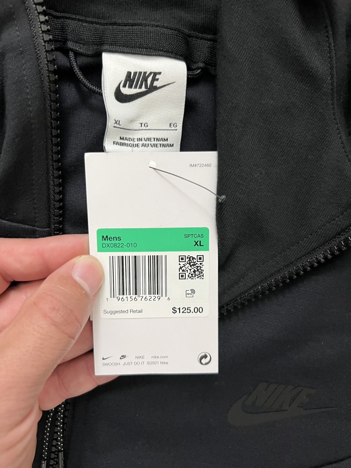 Nike Nike Sportswear Tech Fleece Lightweight Hoodie Jacket Size US XL / EU 56 / 4 - 8 Thumbnail