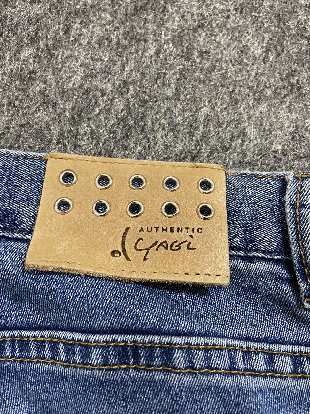 If Six Was Nine Vintage y2k YAGI denim pants flare embroidery floral Size 28" / US 6 / IT 42 - 9 Thumbnail