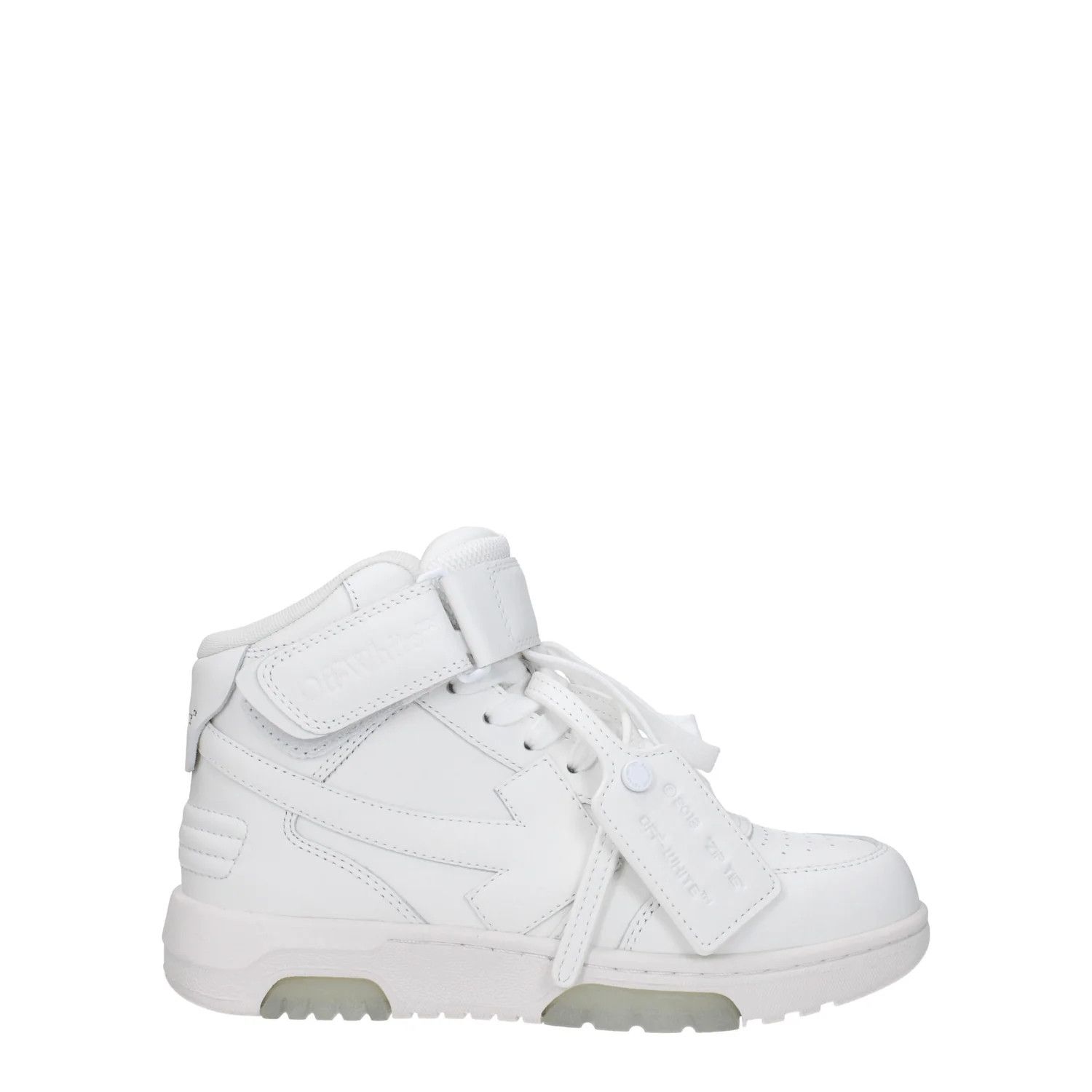Off-White ob1o1e1124 Leather Sneakers in White Size US 6 / IT 36 - 1 Thumbnail