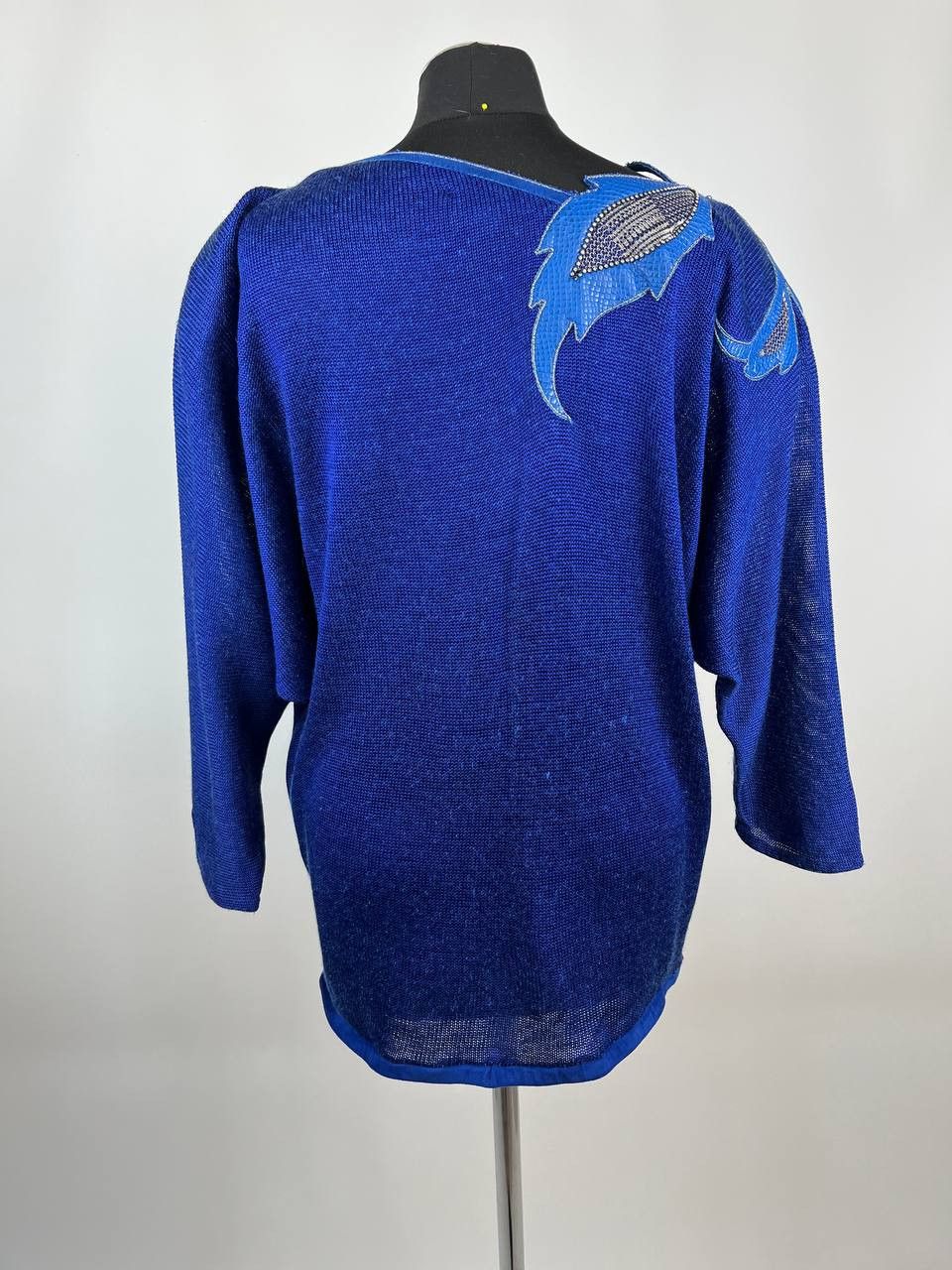 Roberto Cavalli Roberto Cavalli Firenze Sweater Genuine Leather Applique Size XL / US 12-14 / IT 48-50 - 3 Thumbnail