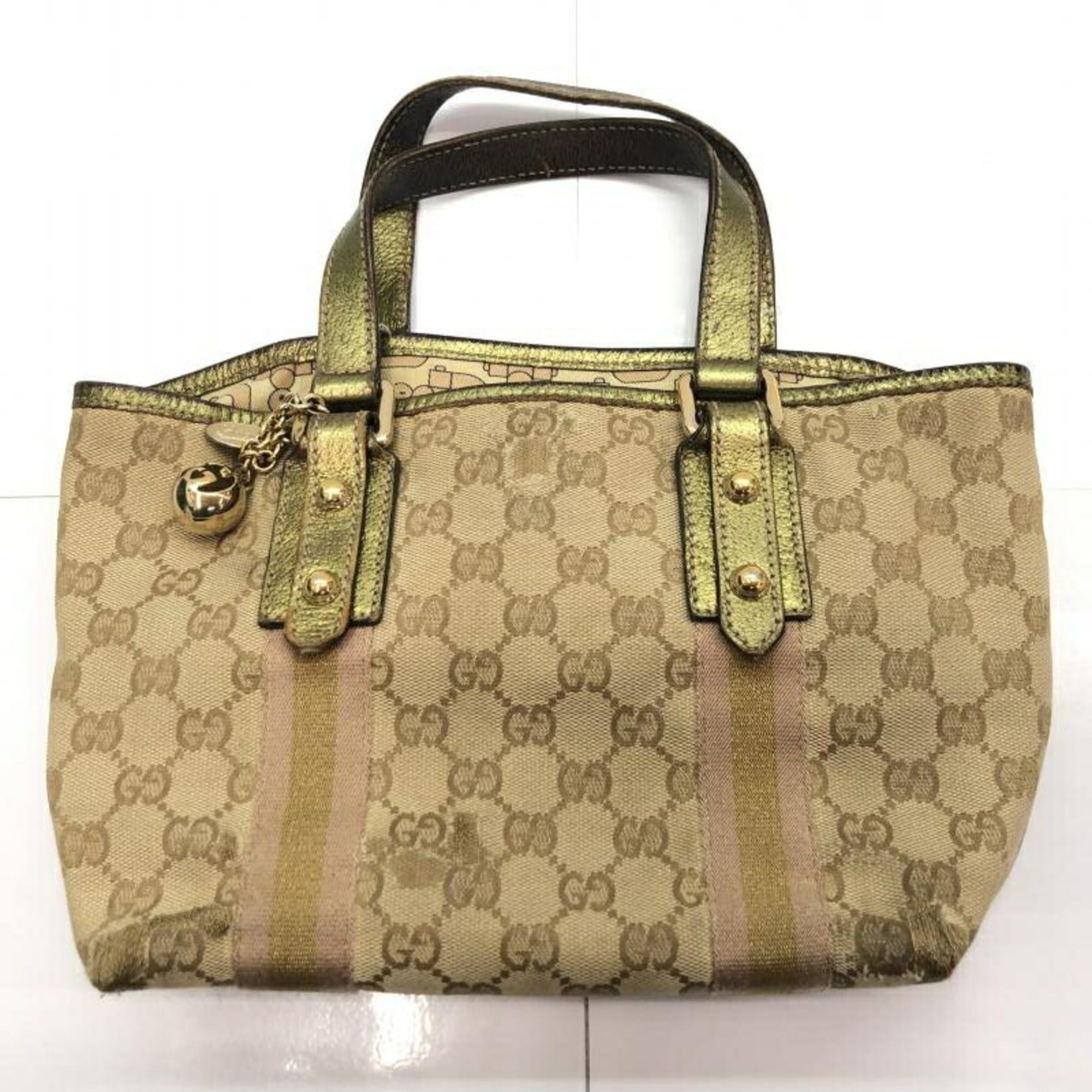 image of Gucci GG Campus Tote Bag 1039536 in Green, Women's