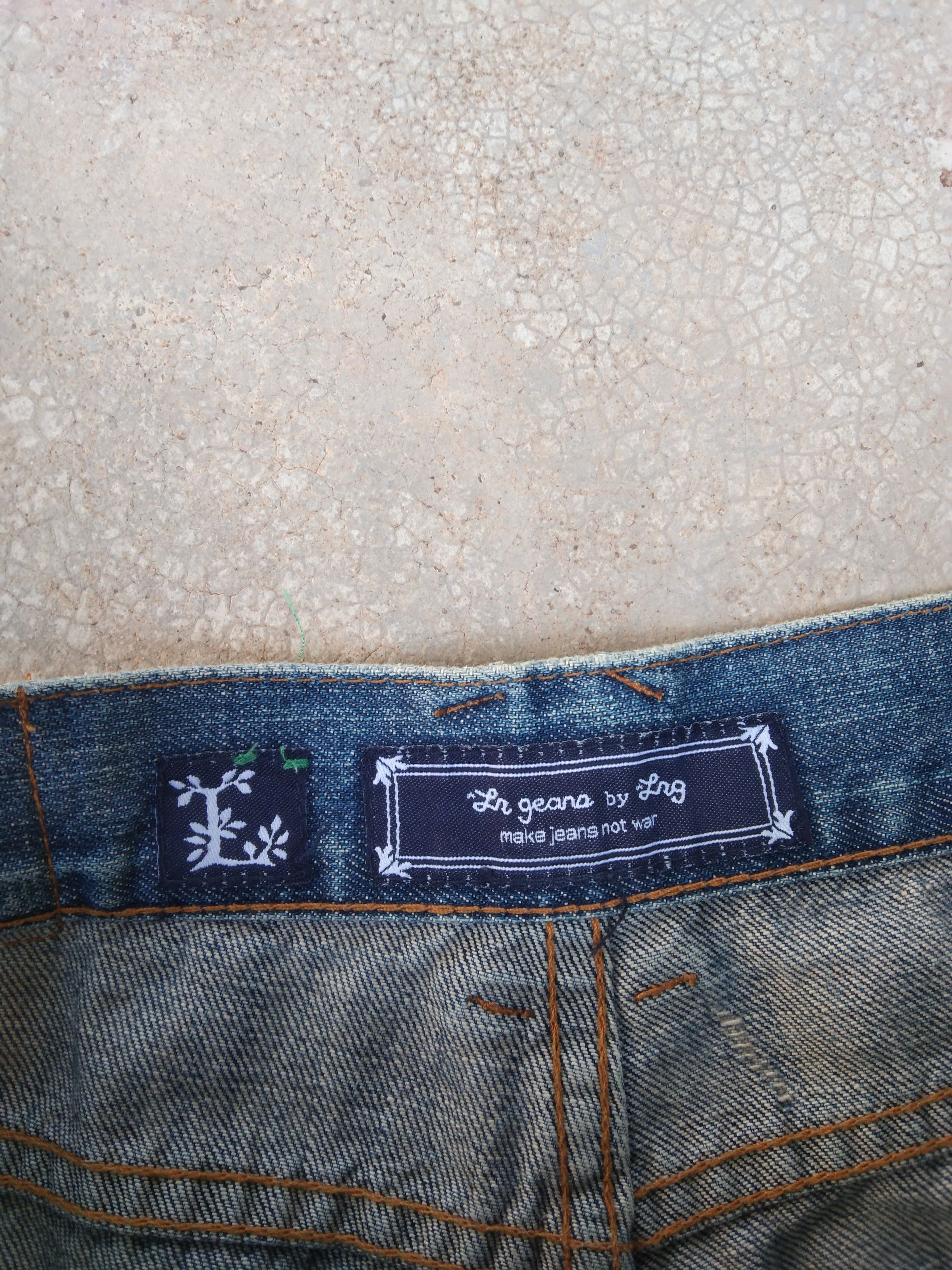 Jean Vintage LRG Loose Baggy Straight Leg Jeans 34x33 Size US 34 / EU 50 - 13 Thumbnail