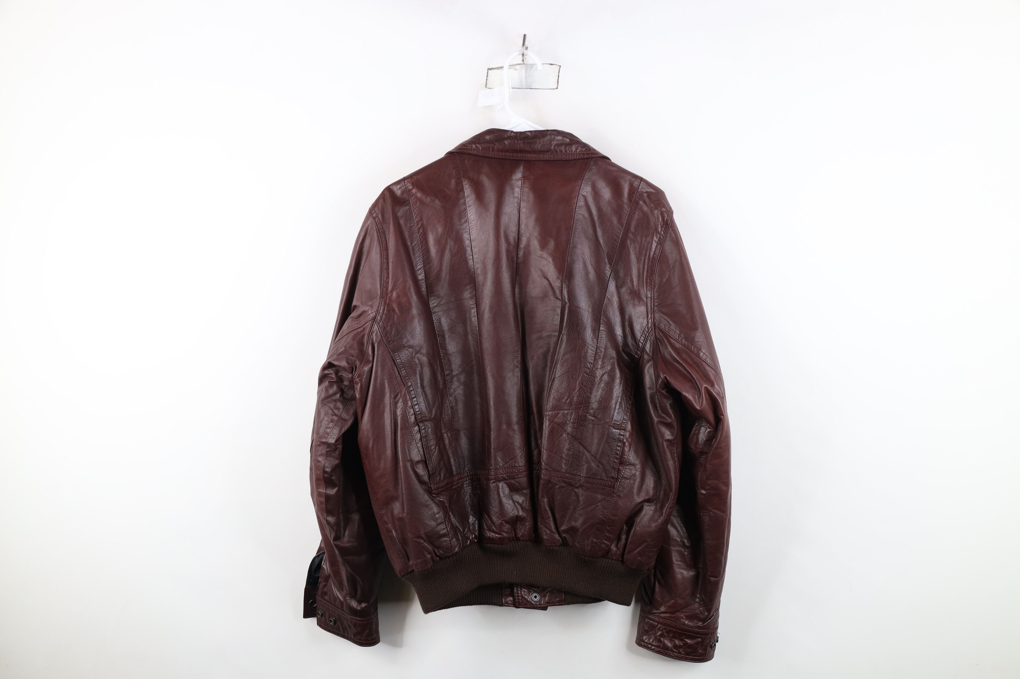 Vintage Vintage 70s Streetwear Catalina Bomber Jacket Oxblood Size US XL / EU 56 / 4 - 14 Thumbnail