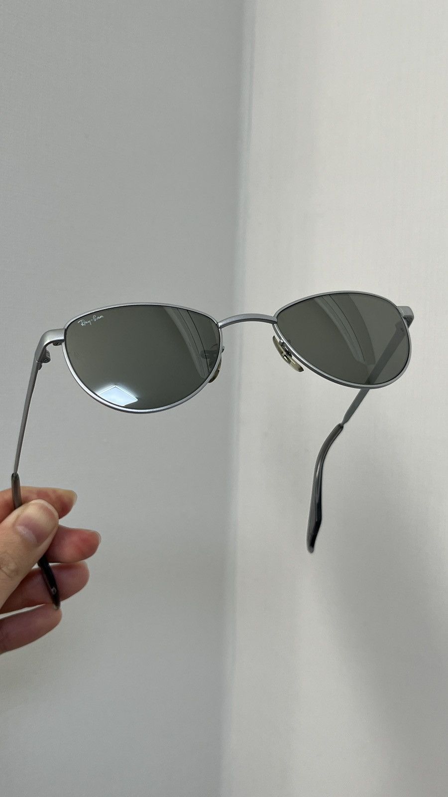 RayBan 🔥Holy Grail🔥Still New! 90s B&L Sidestreet🕶️ Silver Shine✨ Size ONE SIZE - 9 Thumbnail
