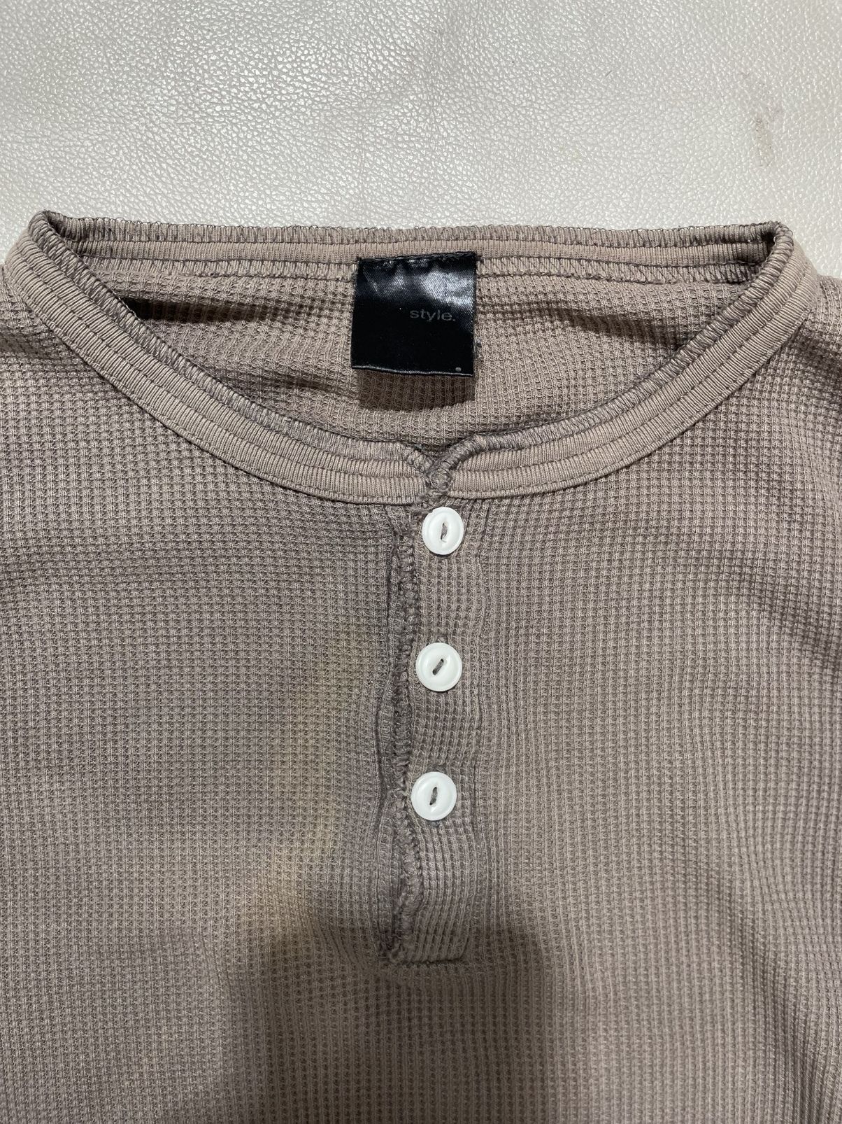 Beauty Beast Japanese Faded Thermal Longsleeve Half button Size US L / EU 52-54 / 3 - 2 Thumbnail