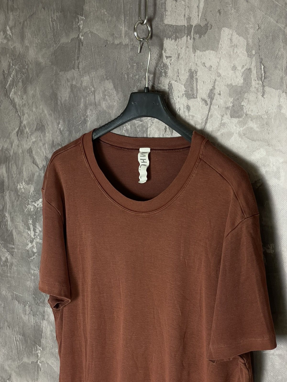 Designer × Japanese Brand × Margaret Howell MARGARET HOWELL MHL HEAVY COTTON MINIMAL T SHIRT Size US M / EU 48-50 / 2 - 7 Thumbnail