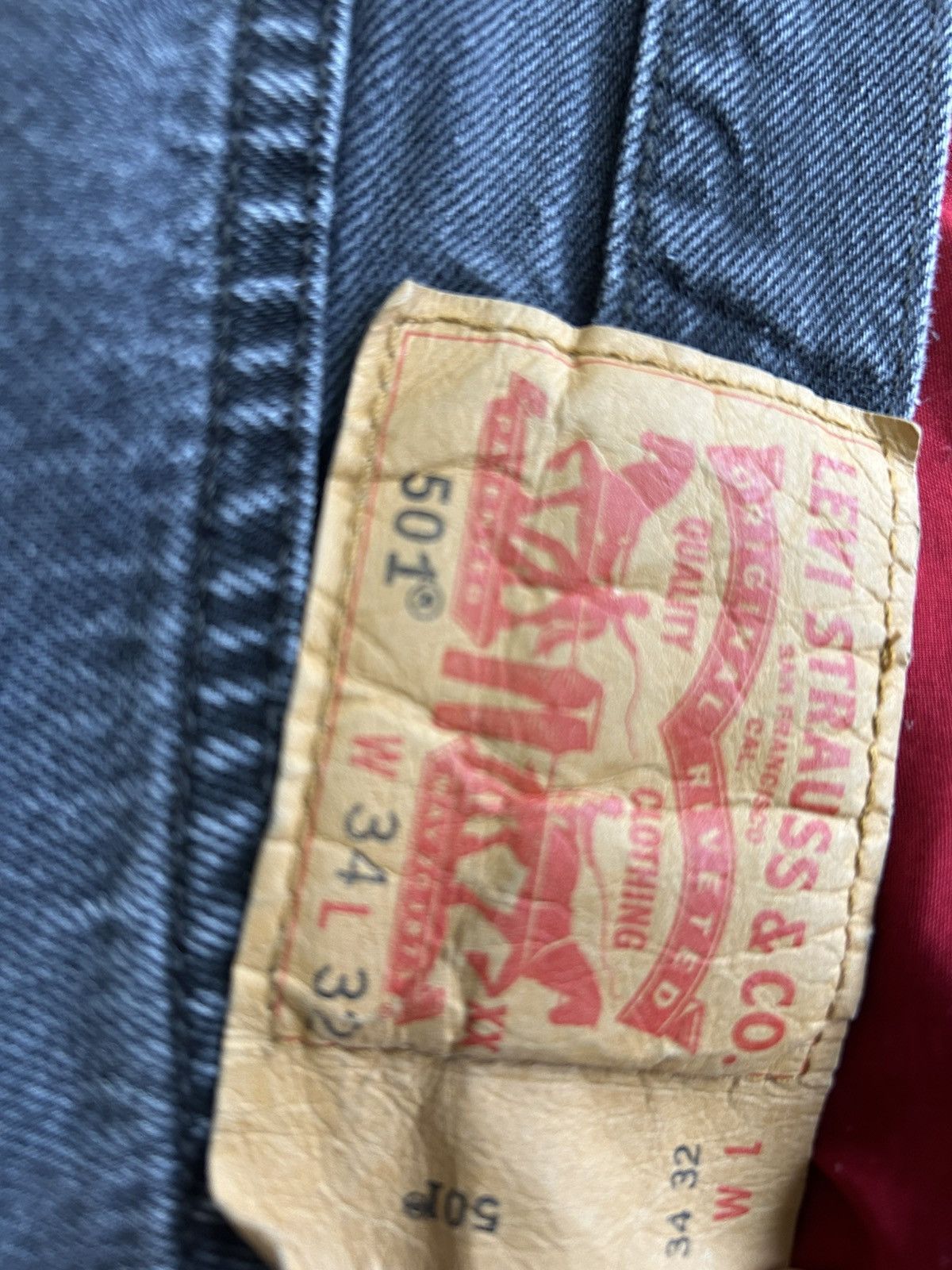 Levi's levi 501's Size US 34 / EU 50 - 3 Thumbnail