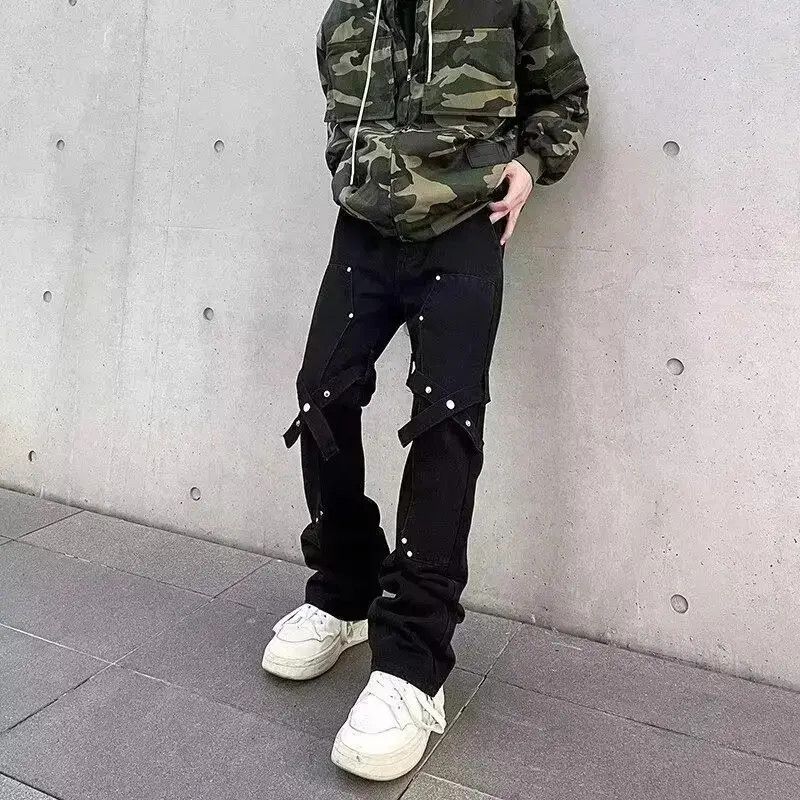 Japanese Brand Straight tube micro flared denim jeans Size US 32 / EU 48 - 6 Thumbnail