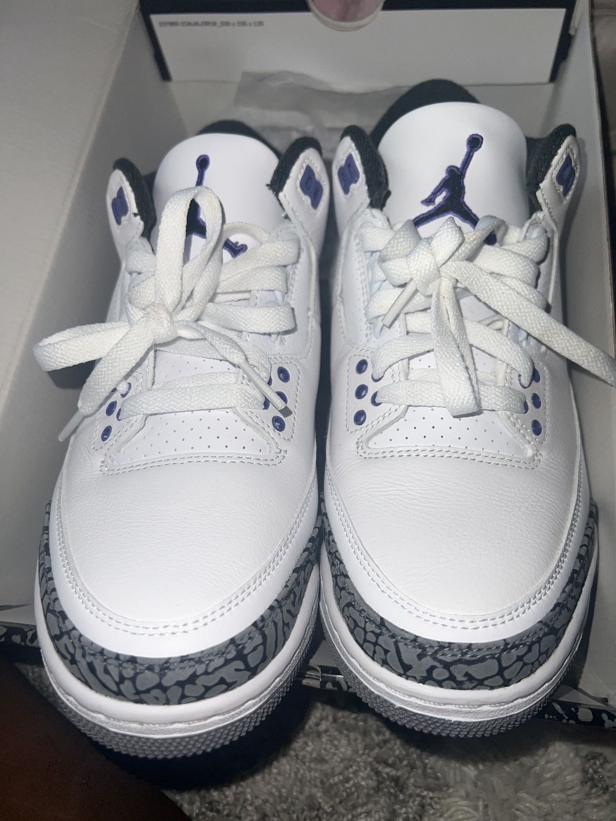 Jordan Brand Retro Nike Jordan 3 dark iris Size US 8 / EU 41 - 3 Thumbnail