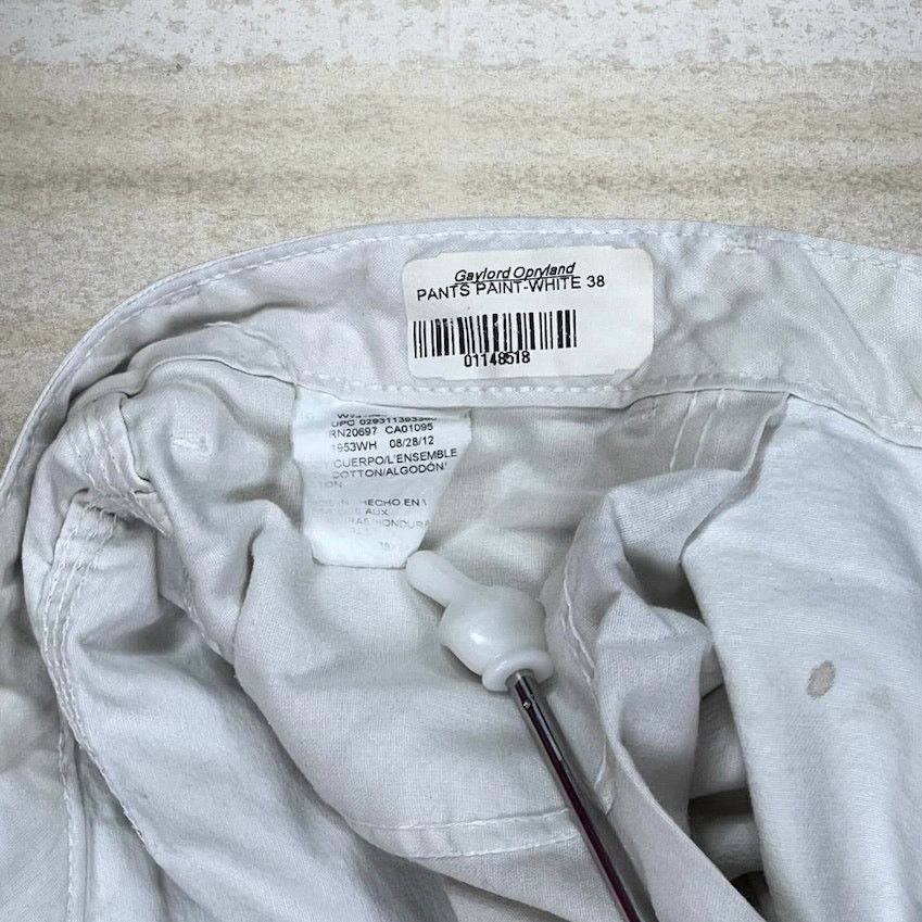 Dickies Vintage 90s Dickies Carpenter Pants 38x34 Baggy White Canvas Size US 38 / EU 54 - 4 Thumbnail