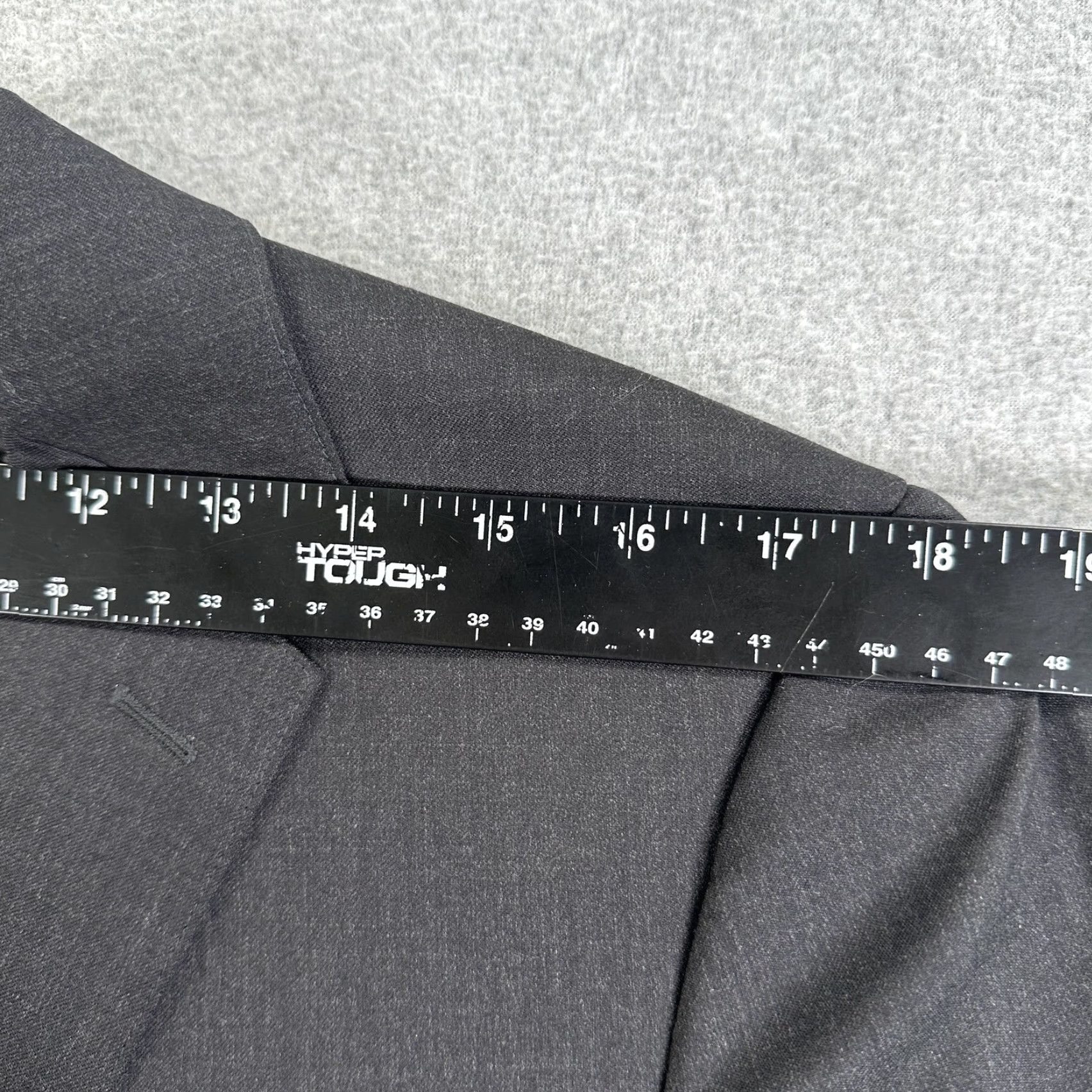 Bonobos Bonobos Slim Fit Wool Blend Suit Jacket 2-Button Notch Lapel Gray 38S Men Short Sleeve 4-Button Cuffs Adult Formal Wedding Business Regular Size US 38 / EU 54 - 5 Thumbnail