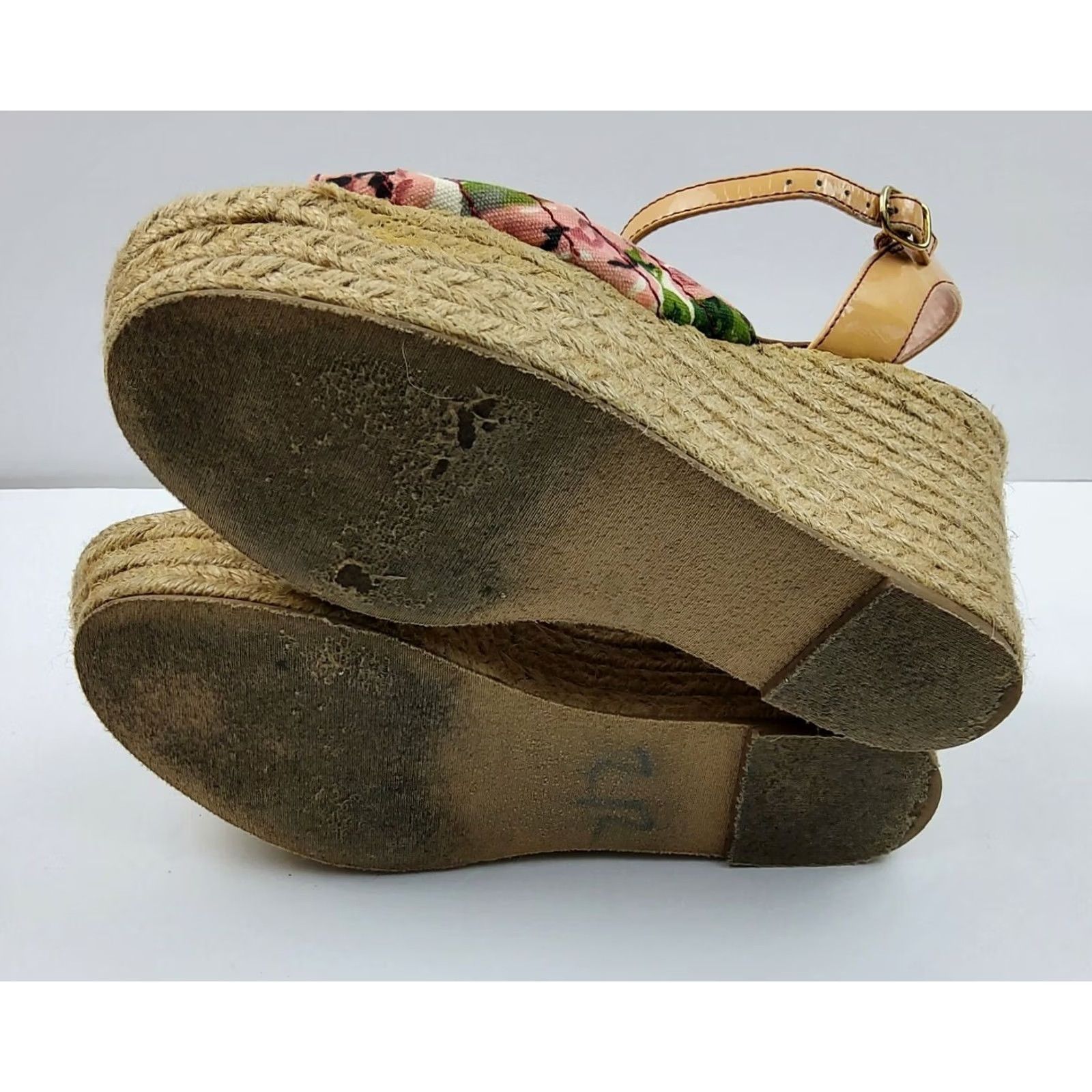 Betsey Johnson Betsey Johnson Pattty Jute Wedges Platform Sandals Floral Size 7M Multicolor Women Shoes Size US 7 / IT 37 - 8 Thumbnail