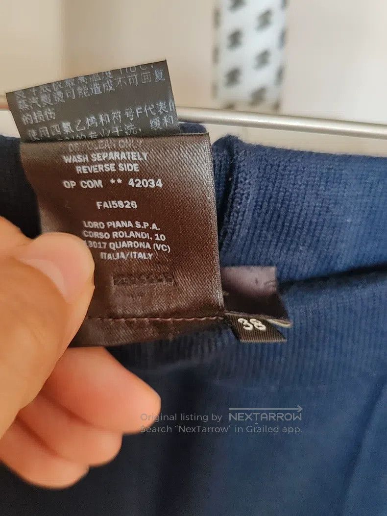 Loro Piana Loro Piana Dark blue suit pants cashmere pants Size 25" / US 0 / IT 36 - 7 Thumbnail