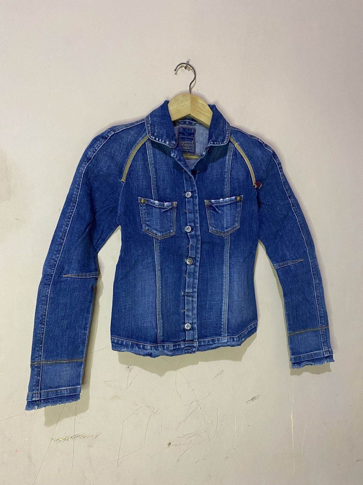 Marithe + Francois Girbaud 90s Le Jean De Marithe Francois Girbaud Denim Jacket Size S / US 4 / IT 40 - 2 Thumbnail