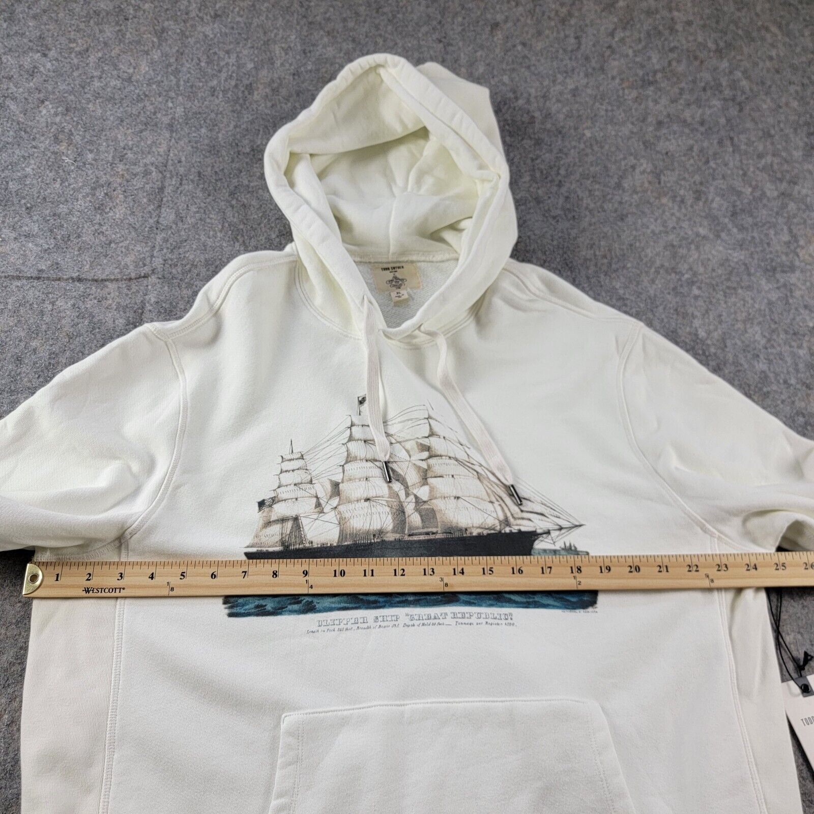 Todd Snyder Todd Snyder x John Derian Clipper Ship Graphic Hoodie Size US XL / EU 56 / 4 - 9 Thumbnail